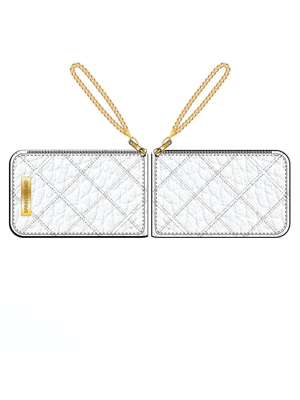 Sprayground Riviera White Gold Wallet